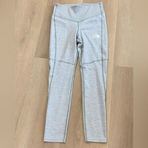 The North Face Blue Gray Leggings Size Medium